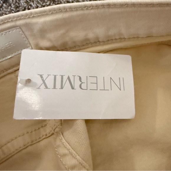 New MOTHER The Insider Crop Step Fray High Rise Jeans Chalk It Up NWT Denim 25 - Picture 11 of 15